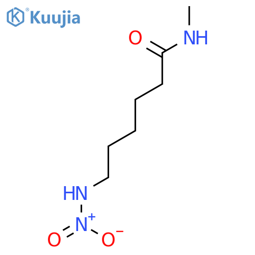 Hexanamide, N-methyl-6-(nitroamino)- structure
