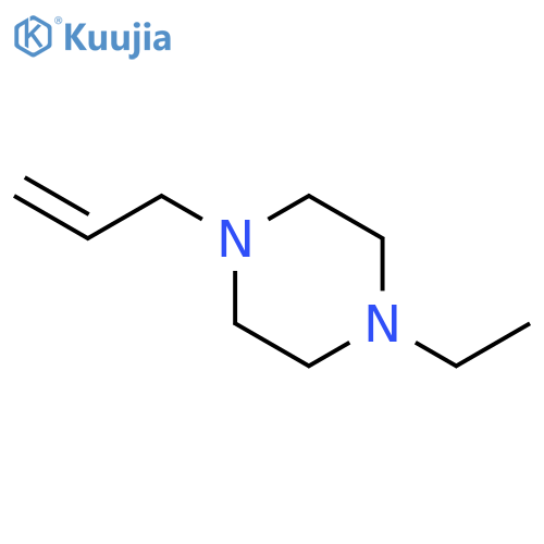 Piperazine,1-ethyl-4-(2-propen-1-yl)- structure