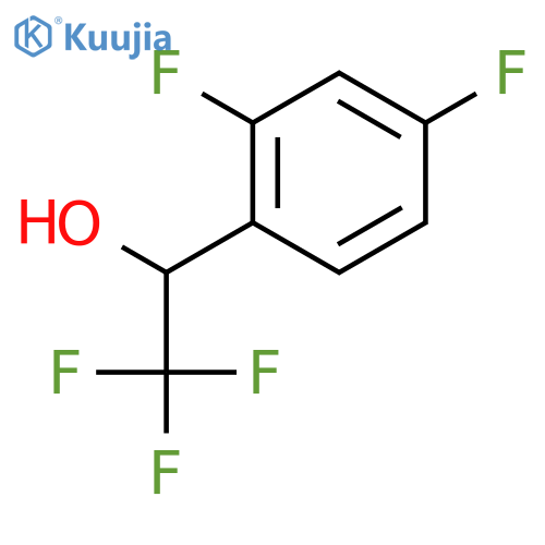 1-(2,4-difluorophenyl)-2,2,2-trifluoroethan-1-ol structure