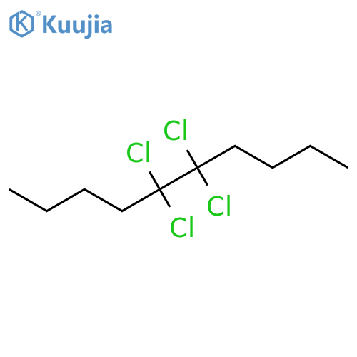 5,5,6,6-Tetrachlorodecane structure