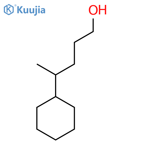 4-cyclohexylpentan-1-ol structure