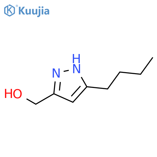 1H-Pyrazole-3-methanol, 5-butyl- structure