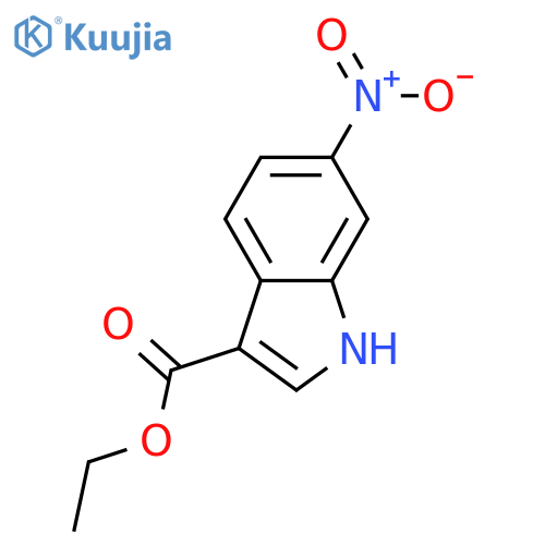 Ethyl 6-nitro-1H-indole-3-carboxylate structure