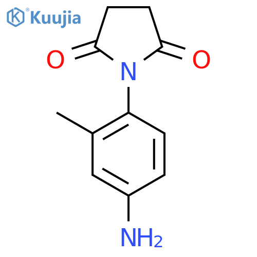 1-(4-amino-2-methylphenyl)pyrrolidine-2,5-dione structure