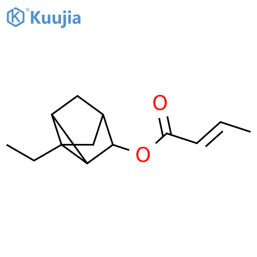 2-BUTENOIC ACID, 1-ETHYLTRICYCLO[2.2.1.02,6]HEPT-3-YL ESTER structure