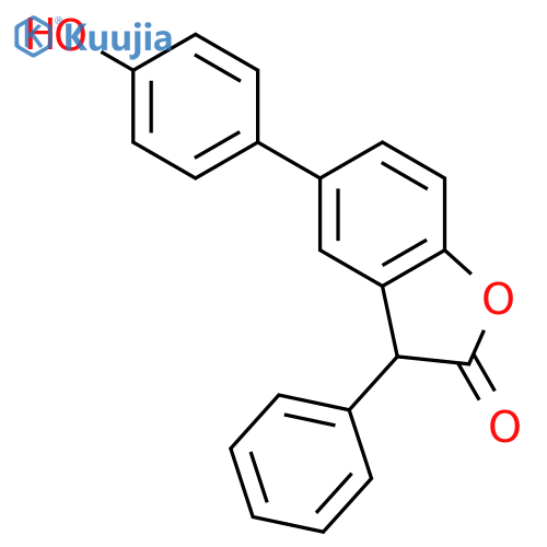 2(3H)-Benzofuranone, 5-(4-hydroxyphenyl)-3-phenyl- structure