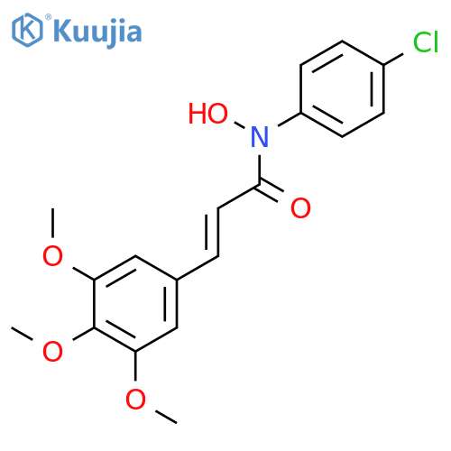 N-(4-Chlorophenyl)-N-hydroxy-3-(3,4,5-trimethoxyphenyl)propenamide structure