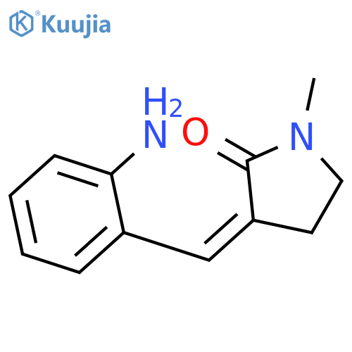 2-PYRROLIDINONE, 3-[(2-AMINOPHENYL)METHYLENE]-1-METHYL-, (E)- structure
