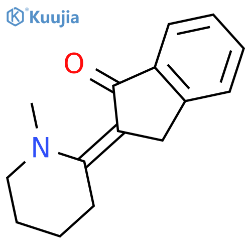 1H-Inden-1-one, 2,3-dihydro-2-(1-methyl-2-piperidinylidene)-, (Z)- structure