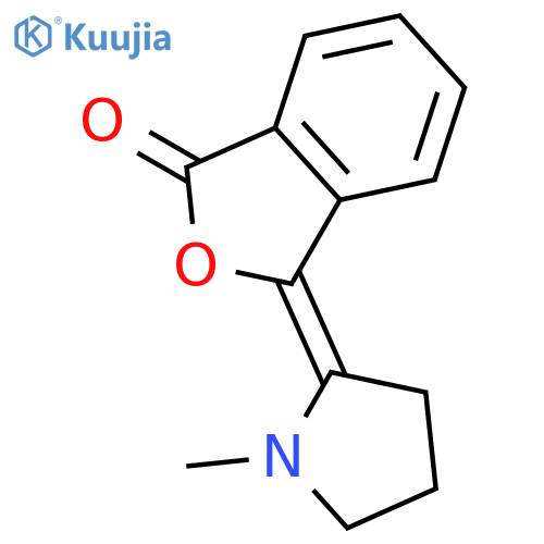 1(3H)-Isobenzofuranone, 3-(1-methyl-2-pyrrolidinylidene)- structure
