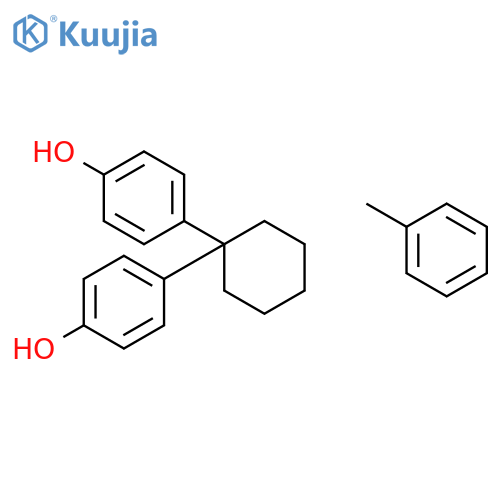 Phenol, 4,4'-cyclohexylidenebis-, compd. with methylbenzene (1:1) structure