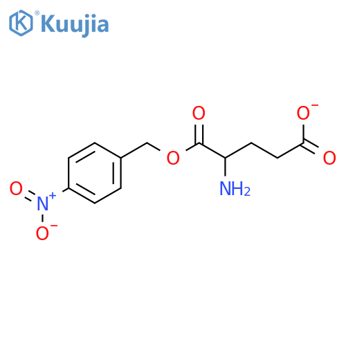 D-Glutamic acid, 1-[(4-nitrophenyl)methyl] ester structure