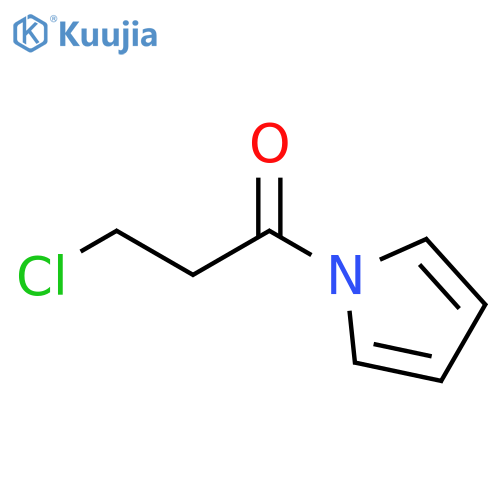3-chloro-1-(1H-pyrrol-1-yl)-1-Propanone structure