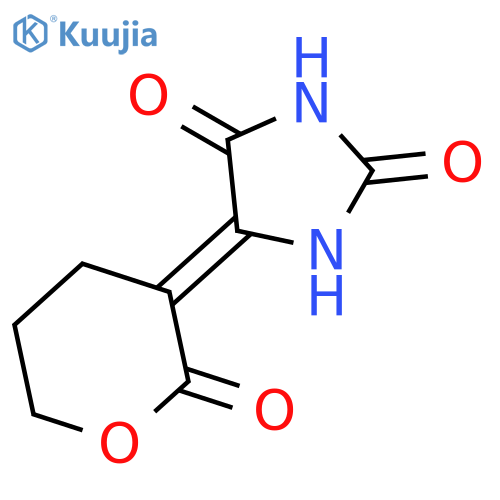 2,4-IMIDAZOLIDINEDIONE, 5-(DIHYDRO-2-OXO-2H-PYRAN-3(4H)-YLIDENE)-, (Z)- structure