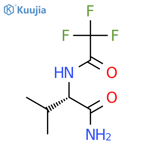 BUTANAMIDE, 3-METHYL-2-[(TRIFLUOROACETYL)AMINO]-, (S)- structure
