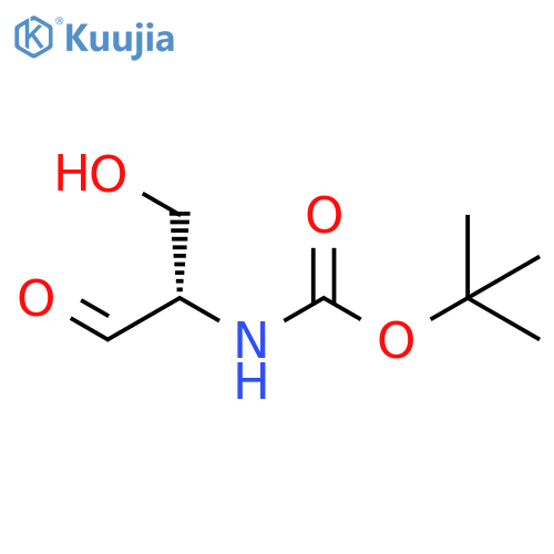 tert-butyl N-(2S)-1-hydroxy-3-oxopropan-2-ylcarbamate structure