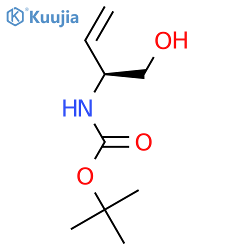 tert-butyl N-[(1S)-1-(hydroxymethyl)allyl]carbamate structure