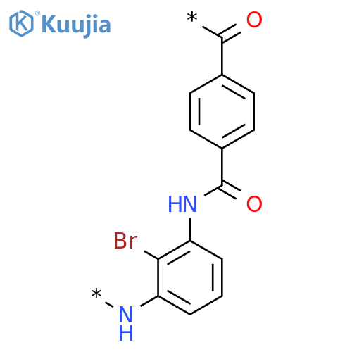POLY[IMINO(BROMO-1,3-PHENYLENE)IMINOCARBONYL-1,4-PHENYLENECARBONYL] structure