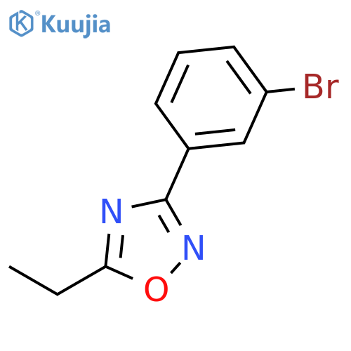 3-(3-Bromophenyl)-5-ethyl-1,2,4-oxadiazole structure