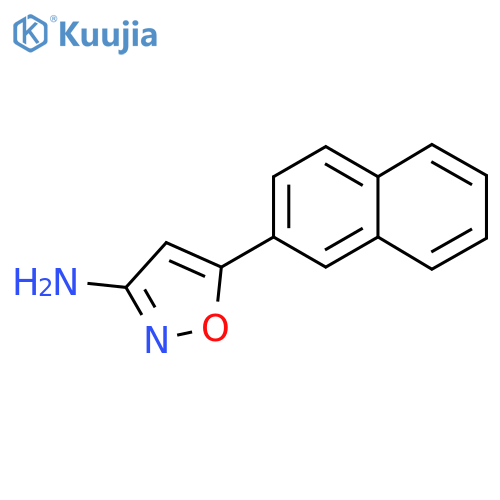 5-(Naphthalen-2-yl)-1,2-oxazol-3-amine structure