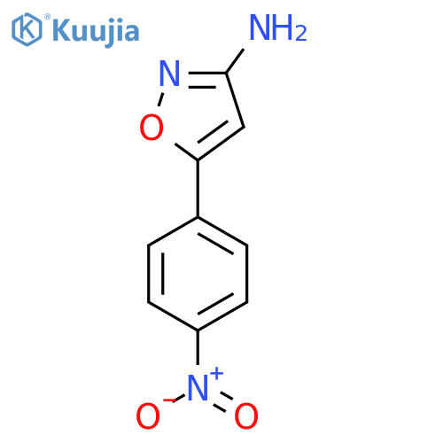5-(4-nitrophenyl)-1,2-oxazol-3-amine structure