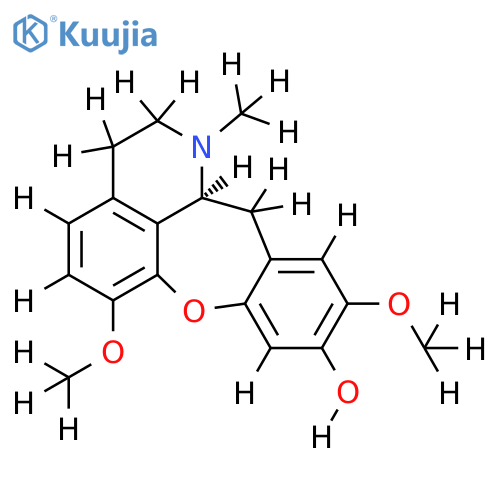 [12aS,(+)]-1,2,3,12aβ-Tetrahydro-6,10-dimethoxy-1-methyl-12H-[1]benzooxepino[2,3,4-ij]isoquinoline-9-ol structure