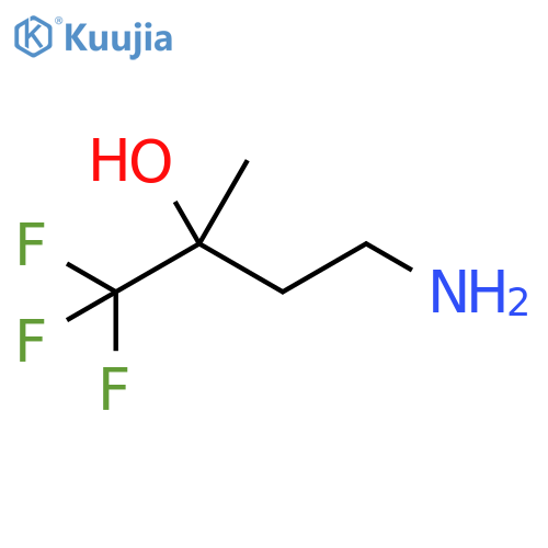 4-AMINO-1,1,1-TRIFLUORO-2-METHYLBUTAN-2-OL structure