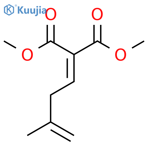 Dimethyl (3-methylbut-3-en-1-ylidene)propanedioate structure