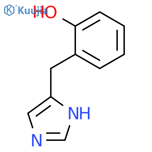 Phenol, 2-(1H-imidazol-5-ylmethyl)- structure