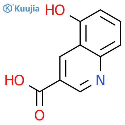 5-hydroxyquinoline-3-carboxylic acid structure