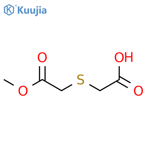 2-(2-Methoxy-2-oxoethyl)sulfanylacetic Acid structure