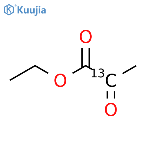 Ethyl pyruvate-2-13C structure