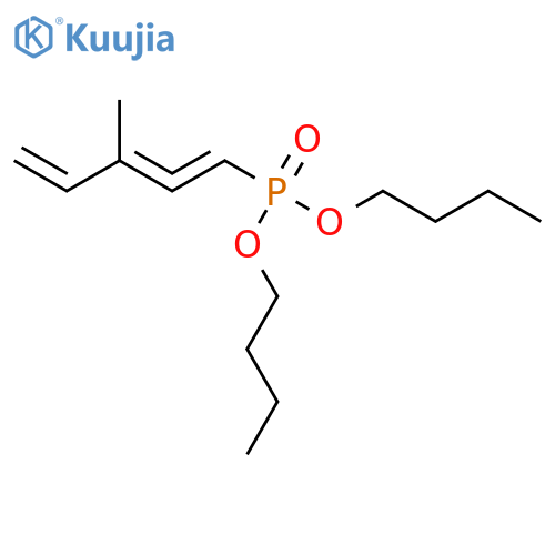 PHOSPHONIC ACID, (3-METHYL-1,2,4-PENTATRIENYL)-, DIBUTYL ESTER structure