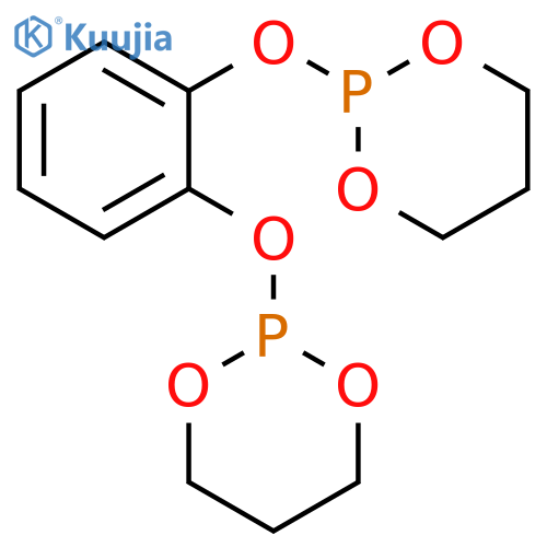 1,3,2-Dioxaphosphorinane, 2,2'-[1,2-phenylenebis(oxy)]bis- structure