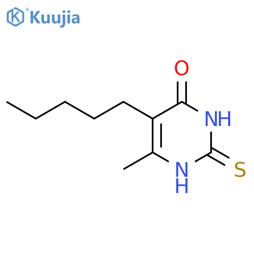 4(1H)-Pyrimidinone, 2,3-dihydro-6-methyl-5-pentyl-2-thioxo- structure