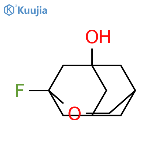 4-Oxatricyclo[4.3.1.13,8]undecan-1-ol, 3-fluoro- structure