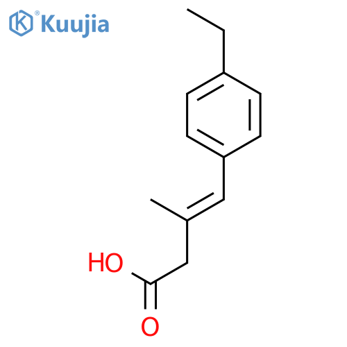 3-Butenoic acid, 4-(4-ethylphenyl)-3-methyl- structure