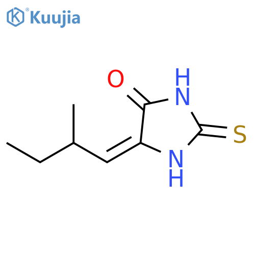 4-Imidazolidinone, 5-(2-methylbutylidene)-2-thioxo- structure