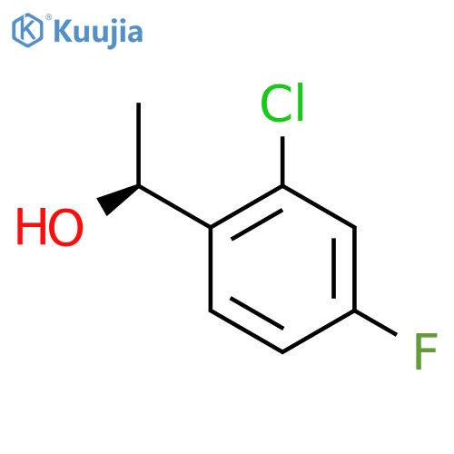 (αS)-2-Chloro-4-fluoro-α-methyl-benzenemethanol structure