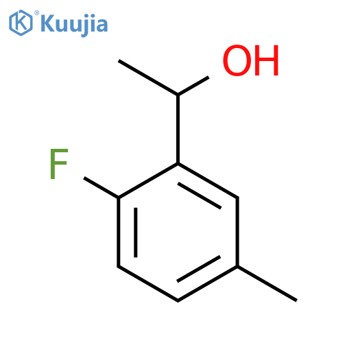 1-(2-fluoro-5-methylphenyl)ethan-1-ol structure