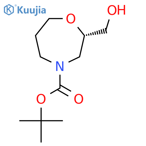 (S)-Tert-Butyl 2-(hydroxymethyl)-1,4-oxazepane-4-carboxylate structure