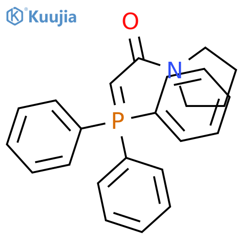 Pyrrolidine, 1-[(triphenylphosphoranylidene)acetyl]- structure