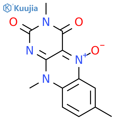 Benzo[g]pteridine-2,4(3H,10H)-dione, 3,7,10-trimethyl-, 5-oxide structure