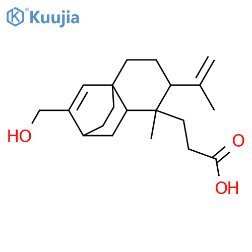 17-Hydroxy-3,4-seco-4(18),15-atisadien-3-oic acid; ent-form structure