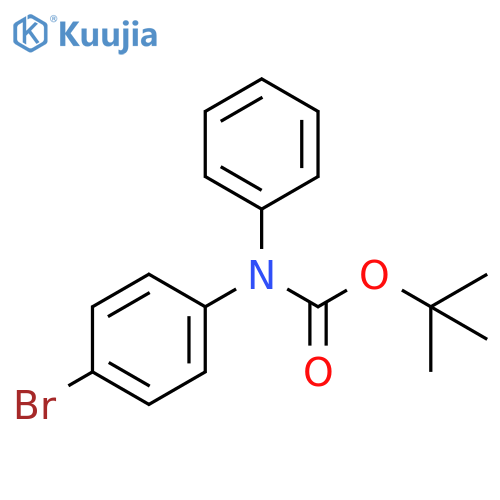 tert-Butyl N-(4-bromophenyl)-N-phenylcarbamate structure