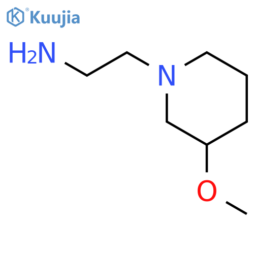 3-methoxy-1-Piperidineethanamine structure