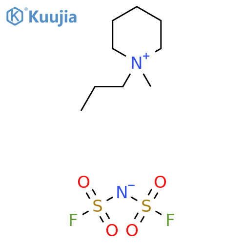 1-Methyl-1-propylpiperidinium bis(fluorosulfonyl)imide structure