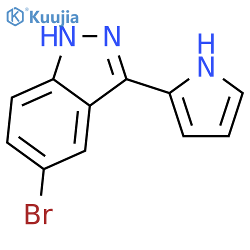 5-Bromo-3-(1H-pyrrol-2-yl)-1H-indazole structure