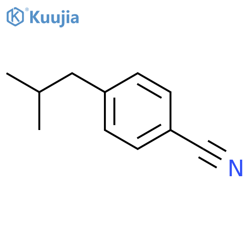 4-(2-methylpropyl)benzonitrile structure