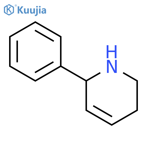 Pyridine, 1,2,5,6-tetrahydro-2-phenyl- structure